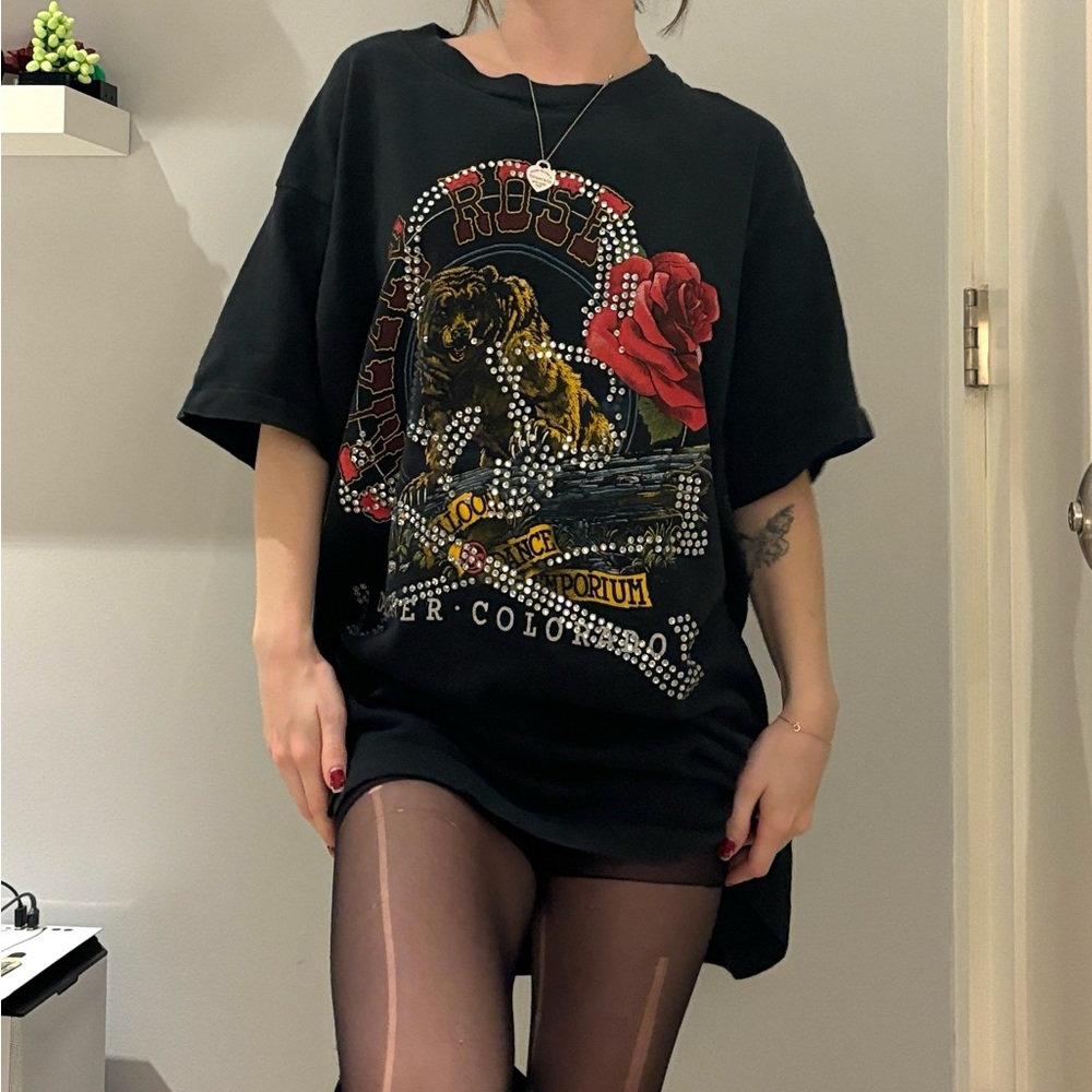 Vintage Furst Of A Kind Bedazzled Tee